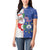 Cape Verde Christmas Women Polo Shirt Black Santa Felix Natal - Wonder Print Shop