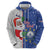 Cape Verde Christmas Zip Hoodie Black Santa Felix Natal - Wonder Print Shop