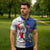 Cape Verde Christmas Zipper Polo Shirt Black Santa Felix Natal - Wonder Print Shop