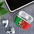 Burkina Faso Christmas AirPods Case Black Santa Joyeux Noel - Wonder Print Shop