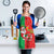 Burkina Faso Christmas Apron Black Santa Joyeux Noel - Wonder Print Shop