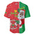Burkina Faso Christmas Baseball Jersey Black Santa Joyeux Noel - Wonder Print Shop