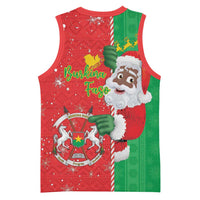Burkina Faso Christmas Basketball Jersey Black Santa Joyeux Noel - Wonder Print Shop