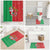 Burkina Faso Christmas Bathroom Set Black Santa Joyeux Noel - Wonder Print Shop