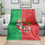 Burkina Faso Christmas Blanket Black Santa Joyeux Noel - Wonder Print Shop