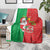Burkina Faso Christmas Blanket Black Santa Joyeux Noel - Wonder Print Shop
