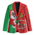 Burkina Faso Christmas Blazer Black Santa Joyeux Noel - Wonder Print Shop