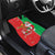 Burkina Faso Christmas Car Mats Black Santa Joyeux Noel - Wonder Print Shop