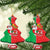 Burkina Faso Christmas Ceramic Ornament Black Santa Joyeux Noel - Wonder Print Shop