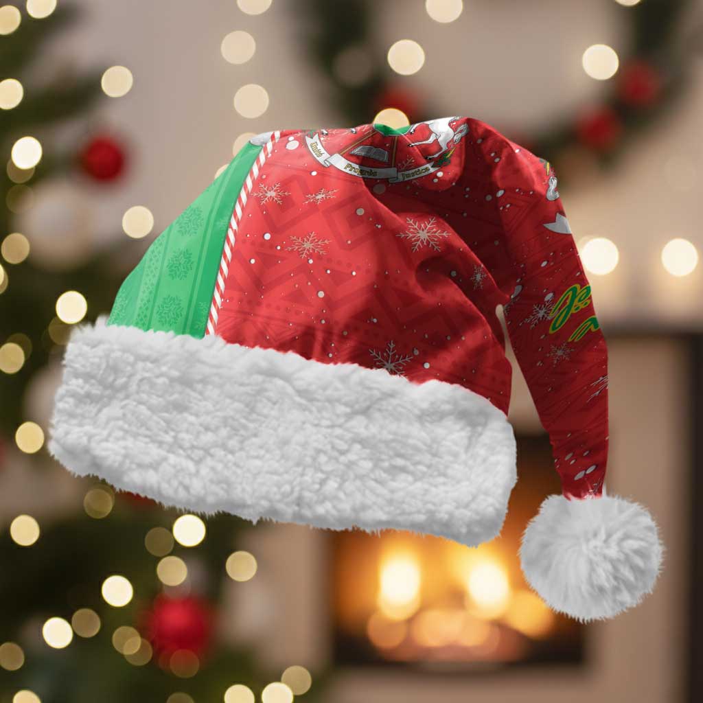 Burkina Faso Christmas Santa Hat Black Santa Joyeux Noel - Wonder Print Shop