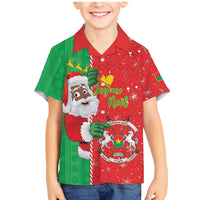 Burkina Faso Christmas Family Matching Mermaid Dress and Hawaiian Shirt Black Santa Joyeux Noel - Wonder Print Shop