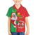 Burkina Faso Christmas Family Matching Off Shoulder Short Dress and Hawaiian Shirt Black Santa Joyeux Noel - Wonder Print Shop