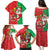 Burkina Faso Christmas Family Matching Puletasi and Hawaiian Shirt Black Santa Joyeux Noel - Wonder Print Shop