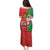Burkina Faso Christmas Family Matching Puletasi and Hawaiian Shirt Black Santa Joyeux Noel - Wonder Print Shop