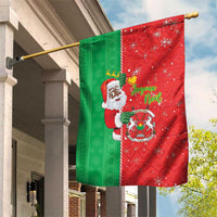 Burkina Faso Christmas Garden Flag Black Santa Joyeux Noel - Wonder Print Shop
