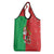 Burkina Faso Christmas Grocery Bag Black Santa Joyeux Noel - Wonder Print Shop