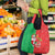 Burkina Faso Christmas Grocery Bag Black Santa Joyeux Noel - Wonder Print Shop