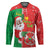 Burkina Faso Christmas Hockey Jersey Black Santa Joyeux Noel - Wonder Print Shop