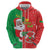 Burkina Faso Christmas Hoodie Black Santa Joyeux Noel - Wonder Print Shop