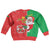 Burkina Faso Christmas Kid Ugly Christmas Sweater Black Santa Joyeux Noel - Wonder Print Shop