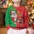 Burkina Faso Christmas Kid Ugly Christmas Sweater Black Santa Joyeux Noel - Wonder Print Shop