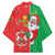 Burkina Faso Christmas Kimono Black Santa Joyeux Noel - Wonder Print Shop