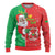 Burkina Faso Christmas Ugly Christmas Sweater Black Santa Joyeux Noel - Wonder Print Shop