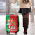 Burkina Faso Christmas Luggage Cover Black Santa Joyeux Noel - Wonder Print Shop