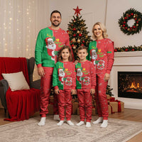 Burkina Faso Christmas Pajama Set Black Santa Joyeux Noel - Wonder Print Shop