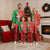 Burkina Faso Christmas Pajama Set Black Santa Joyeux Noel - Wonder Print Shop