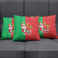 Burkina Faso Christmas Pillow Cover Black Santa Joyeux Noel - Wonder Print Shop