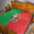 Burkina Faso Christmas Quilt Black Santa Joyeux Noel - Wonder Print Shop
