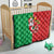 Burkina Faso Christmas Quilt Black Santa Joyeux Noel - Wonder Print Shop