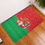 Burkina Faso Christmas Rubber Doormat Black Santa Joyeux Noel - Wonder Print Shop