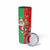 Burkina Faso Christmas Skinny Tumbler Black Santa Joyeux Noel - Wonder Print Shop