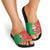 Burkina Faso Christmas Slide Sandals Black Santa Joyeux Noel - Wonder Print Shop