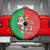 Burkina Faso Christmas Spare Tire Cover Black Santa Joyeux Noel - Wonder Print Shop