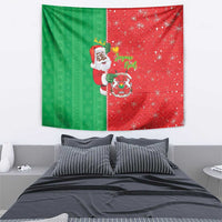 Burkina Faso Christmas Tapestry Black Santa Joyeux Noel - Wonder Print Shop