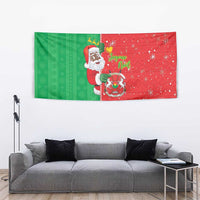 Burkina Faso Christmas Tapestry Black Santa Joyeux Noel - Wonder Print Shop