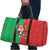 Burkina Faso Christmas Travel Bag Black Santa Joyeux Noel - Wonder Print Shop