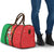 Burkina Faso Christmas Travel Bag Black Santa Joyeux Noel - Wonder Print Shop