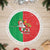 Burkina Faso Christmas Tree Skirt Black Santa Joyeux Noel - Wonder Print Shop