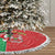 Burkina Faso Christmas Tree Skirt Black Santa Joyeux Noel - Wonder Print Shop