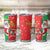 Burkina Faso Christmas Tumbler Cup Black Santa Joyeux Noel - Wonder Print Shop