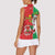 Burkina Faso Christmas Women Sleeveless Polo Shirt Black Santa Joyeux Noel - Wonder Print Shop