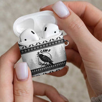 Funny Christmas F Caw F Raven AirPods Case Merry Craw Mas - Wonder Print Shop