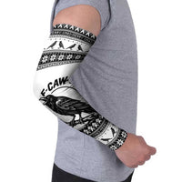 Funny Christmas F Caw F Raven Arm Sleeves Merry Craw Mas - Wonder Print Shop