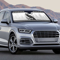 Funny Christmas F Caw F Raven Auto Sun Shade Merry Craw Mas - Wonder Print Shop