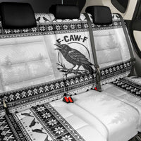 Funny Christmas F Caw F Raven Back Car Seat Cover Merry Craw Mas - Wonder Print Shop