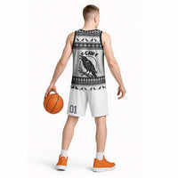 Funny Christmas F Caw F Raven Basketball Jersey Merry Craw Mas - Wonder Print Shop